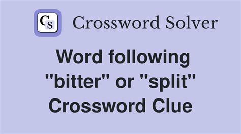 split crossword clue|5 letter word for split.